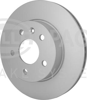 HELLA PAGID 8DD 355 127-231 - Спирачен диск vvparts.bg