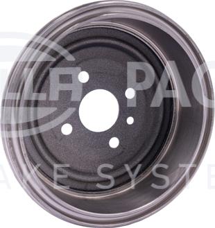 HELLA PAGID 8DT 355 301-191 - Спирачен барабан vvparts.bg