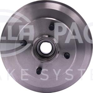 HELLA PAGID 8DT 355 302-751 - Спирачен барабан vvparts.bg