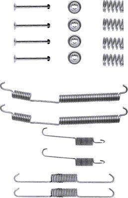 HELLA PAGID 8DZ 355 200-401 - Комплект принадлежности, спирани челюсти vvparts.bg