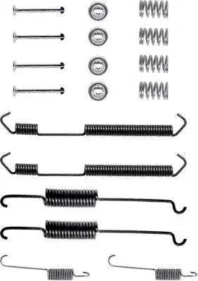 HELLA PAGID 8DZ 355 200-191 - Комплект принадлежности, спирани челюсти vvparts.bg