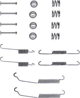 HELLA PAGID 8DZ 355 200-201 - Комплект принадлежности, спирани челюсти vvparts.bg