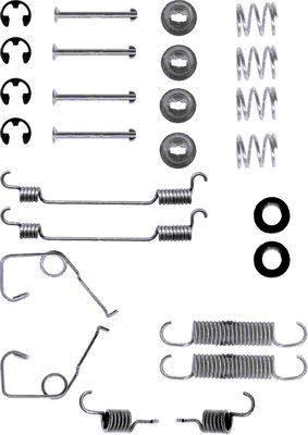 HELLA PAGID 8DZ 355 200-211 - Комплект принадлежности, спирани челюсти vvparts.bg