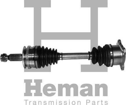 HEMAN TD88650 - Полуоска vvparts.bg