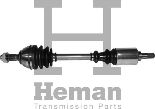 HEMAN TD70510 - Полуоска vvparts.bg