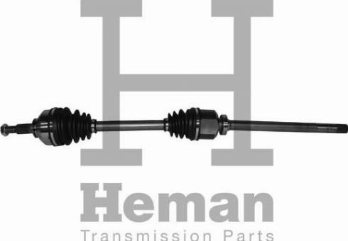 HEMAN TD72880 - Полуоска vvparts.bg