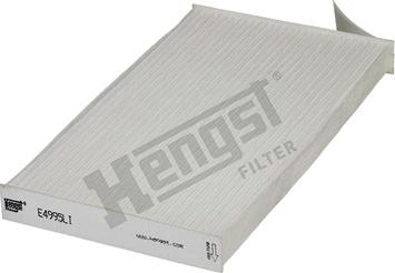 Hengst Filter E4995LI - Филтър купе (поленов филтър) vvparts.bg