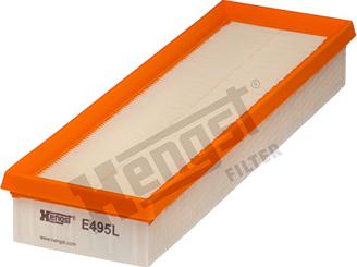 Hengst Filter E495L - Въздушен филтър vvparts.bg