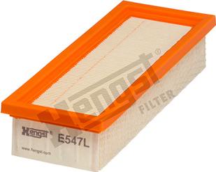 Hengst Filter E547L - Въздушен филтър vvparts.bg