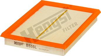 Hengst Filter E555L - Въздушен филтър vvparts.bg