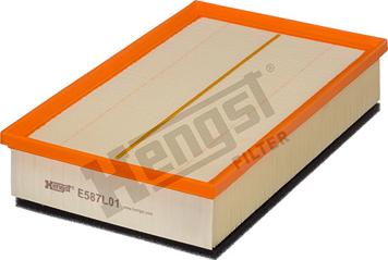 Hengst Filter E587L01 - Въздушен филтър vvparts.bg