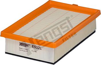 Hengst Filter E532L - Въздушен филтър vvparts.bg