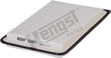 Hengst Filter E667L - Въздушен филтър vvparts.bg