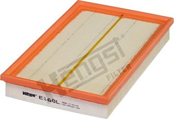 Hengst Filter E160L - Въздушен филтър vvparts.bg