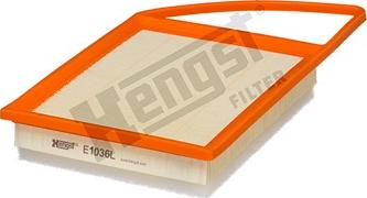 Hengst Filter E1036L - Въздушен филтър vvparts.bg