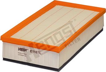 Hengst Filter E1167L - Въздушен филтър vvparts.bg