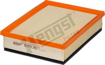 Hengst Filter E173L01 - Въздушен филтър vvparts.bg