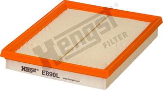 Hengst Filter E890L - Въздушен филтър vvparts.bg