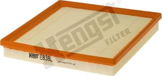 Hengst Filter E838L - Въздушен филтър vvparts.bg