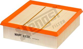 Hengst Filter E832L - Въздушен филтър vvparts.bg