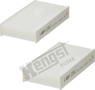 Hengst Filter E3934LI-2 - Филтър купе (поленов филтър) vvparts.bg