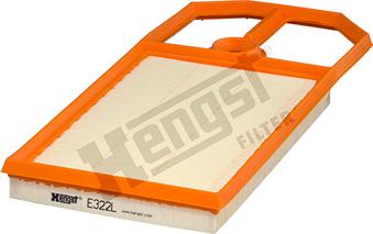 Hengst Filter E322L - Въздушен филтър vvparts.bg