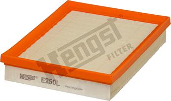 Hengst Filter E250L - Въздушен филтър vvparts.bg