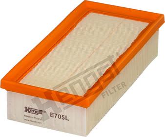 Hengst Filter E705L - Въздушен филтър vvparts.bg