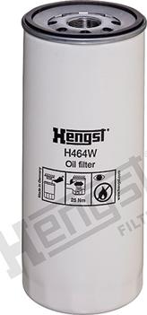 Hengst Filter H464W - Маслен филтър vvparts.bg