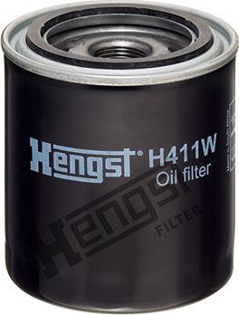 Hengst Filter H411W - Маслен филтър vvparts.bg