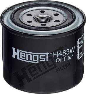 Hengst Filter H483W - Маслен филтър vvparts.bg