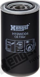 Hengst Filter H19WD04 - Филтър, работна хидравлика vvparts.bg