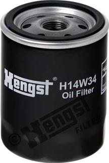 Hengst Filter H14W34 - Маслен филтър vvparts.bg