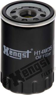 Hengst Filter H14W35 - Маслен филтър vvparts.bg