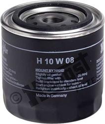 Hengst Filter H10W08 - Маслен филтър vvparts.bg