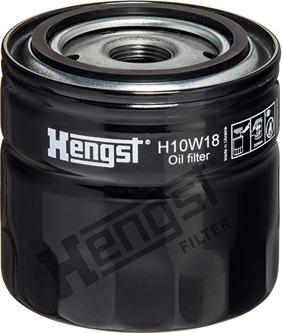 Hengst Filter H10W18 - Маслен филтър vvparts.bg