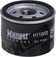 Hengst Filter H11W03 - Маслен филтър vvparts.bg