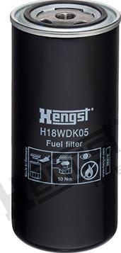 Hengst Filter H18WDK05 - Горивен филтър vvparts.bg