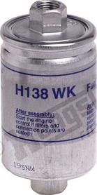 Hengst Filter H138WK - Горивен филтър vvparts.bg
