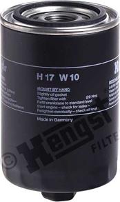 Hengst Filter H17W10 - Маслен филтър vvparts.bg