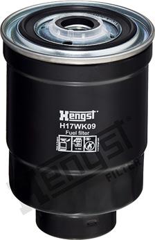 Hengst Filter H17WK09 - Горивен филтър vvparts.bg