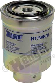 Hengst Filter H17WK08 - Горивен филтър vvparts.bg