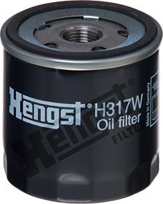 Hengst Filter H317W - Маслен филтър vvparts.bg