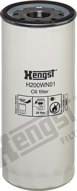 Hengst Filter H200WN01 - Маслен филтър vvparts.bg