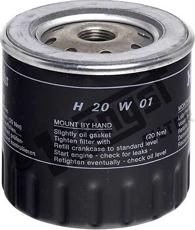 Hengst Filter H20W01 - Маслен филтър vvparts.bg