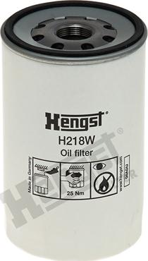 Hengst Filter H218W - Маслен филтър vvparts.bg