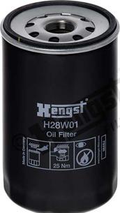 Hengst Filter H28W01 - Маслен филтър vvparts.bg