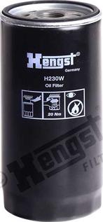 Hengst Filter H230W - Маслен филтър vvparts.bg