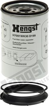 Hengst Filter H7091WK30 D199 - Горивен филтър vvparts.bg