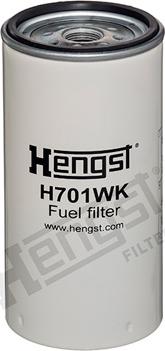 Hengst Filter H701WK - Горивен филтър vvparts.bg